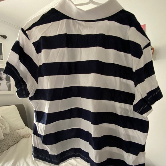 White and navy blue Striped t-shirt from H&M - Picture 2 of 4